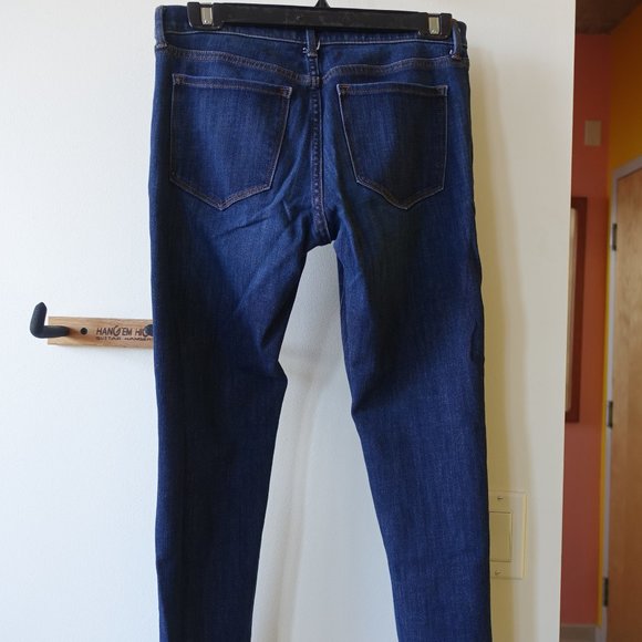 BR premium denim jeans 28 Petite 28P Skinny Ankle stretch  mid-rise Medium wash - Picture 10 of 16